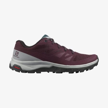 Salomon OUTLINE Womens Hiking Shoes Red | Salomon South Africa